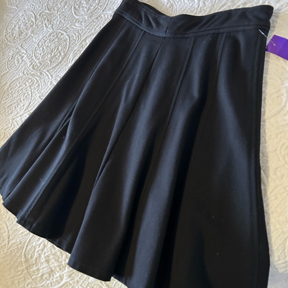 White House Black Market Black A-Line Skirt - Picture 2 of 6